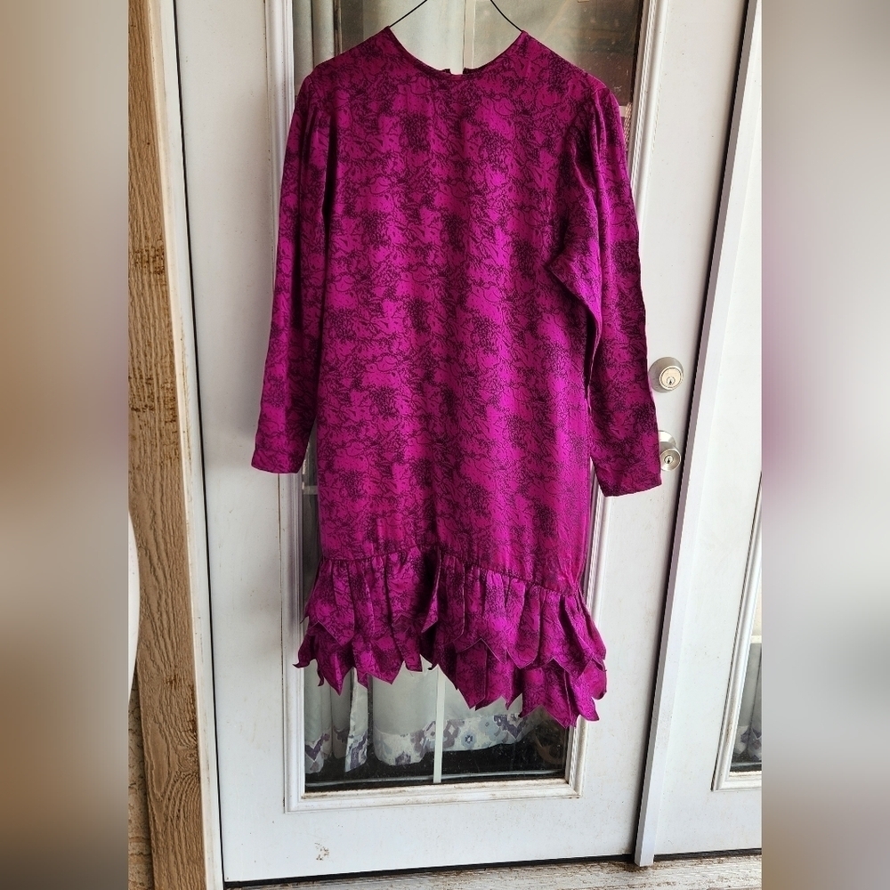 VINTAGE RICHILENE‎ GOURGUES FATHER DRESS - Picture 3 of 10